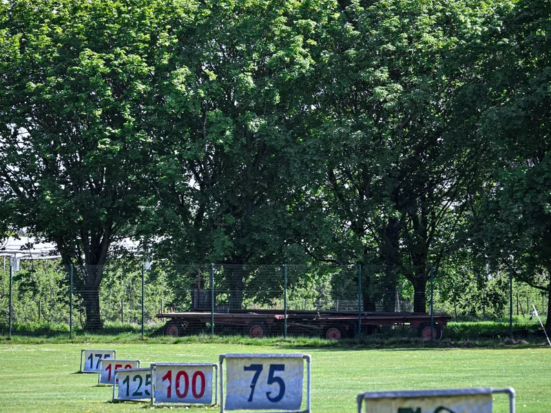 Entfernungsmarkierungen auf der Driving Range